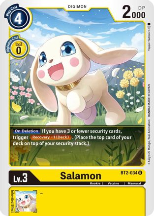 Salamon - BT2-034 (BT2-034) [Release Special Booster] - Deck Out Gaming