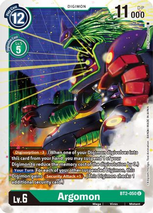 Argomon - BT2-050 (BT2-050) [Release Special Booster] - Deck Out Gaming