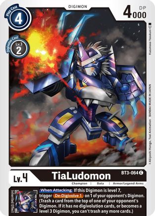 TiaLudomon (BT3-064) [Release Special Booster] - Deck Out Gaming