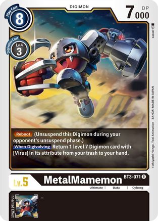 MetalMamemon (BT3-071) [Release Special Booster] - Deck Out Gaming