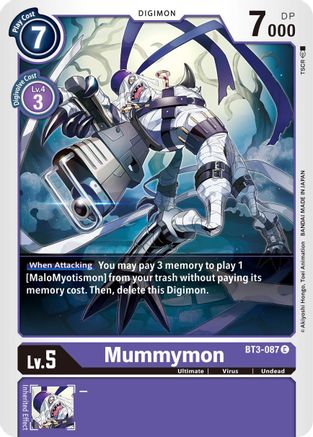 Mummymon (BT3-087) [Release Special Booster] - Deck Out Gaming