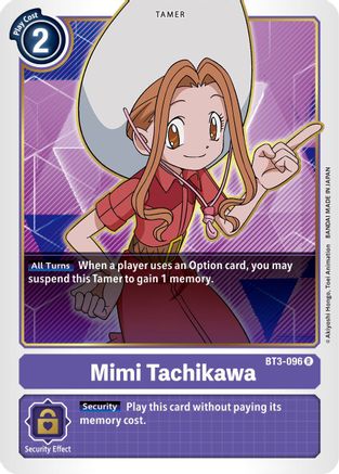 Mimi Tachikawa - BT3-096 (BT3-096) [Release Special Booster] - Deck Out Gaming