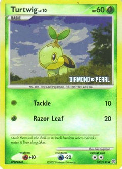 Turtwig - 103/130 [Diamond & Pearl] (103) [Burger King Promos] Reverse Holofoil - Deck Out Gaming