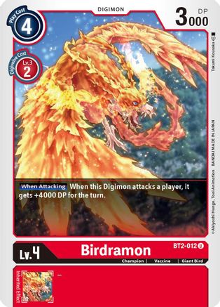 Birdramon - BT2-012 (BT2-012) [Release Special Booster] - Deck Out Gaming