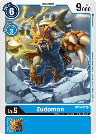 Zudomon - BT2-027 (BT2-027) [Release Special Booster] - Deck Out Gaming