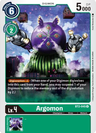 Argomon - BT2-045 (BT2-045) [Release Special Booster] - Deck Out Gaming