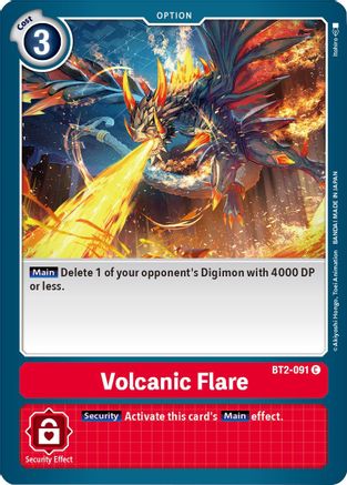 Volcanic Flare (BT2-091) [Release Special Booster] - Deck Out Gaming