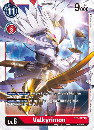 Valkyrimon (BT3-017) [Release Special Booster] - Deck Out Gaming