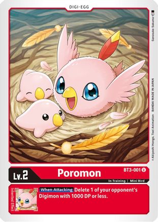 Poromon (BT3-001) [Release Special Booster] - Deck Out Gaming