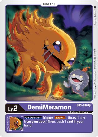 DemiMeramon (BT3-006) [Release Special Booster] - Deck Out Gaming