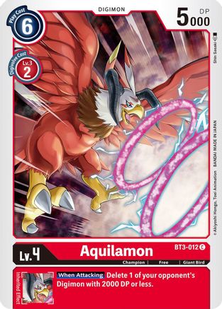 Aquilamon (BT3-012) [Release Special Booster] - Deck Out Gaming