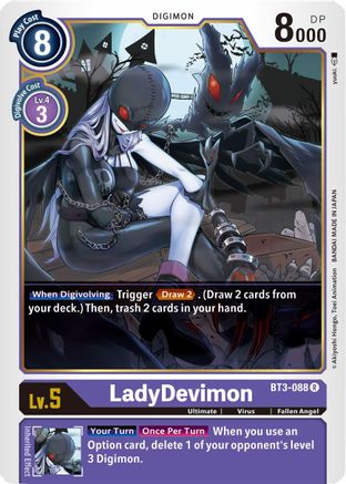 LadyDevimon (BT3-088) [Release Special Booster] - Deck Out Gaming