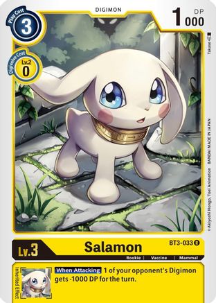 Salamon - BT3-033 (BT3-033) [Release Special Booster] - Deck Out Gaming