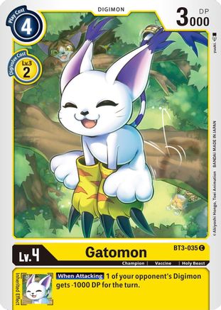 Gatomon - BT3-035 (BT3-035) [Release Special Booster] - Deck Out Gaming