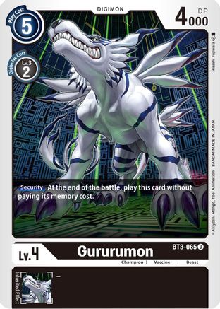 Gururumon (BT3-065) [Release Special Booster] - Deck Out Gaming