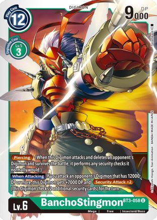 BanchoStingmon (BT3-058) [Release Special Booster] - Deck Out Gaming