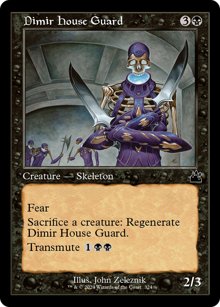 Dimir House Guard (Retro Frame) (324) [Ravnica Remastered] - Deck Out Gaming