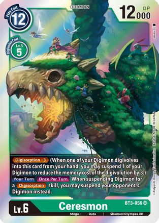 Ceresmon (BT3-056) [Release Special Booster] Foil - Deck Out Gaming