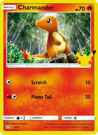 Charmander - 9/25 (9) [McDonald's 25th Anniversary Promos] Holofoil - Deck Out Gaming