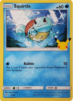 Squirtle - 17/25 (17) [McDonald's 25th Anniversary Promos] Holofoil - Deck Out Gaming
