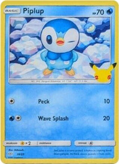 Piplup - 20/25 (20) [McDonald's 25th Anniversary Promos] Holofoil - Deck Out Gaming