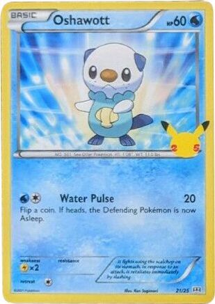 Oshawott - 21/25 (21) [McDonald's 25th Anniversary Promos] - Deck Out Gaming