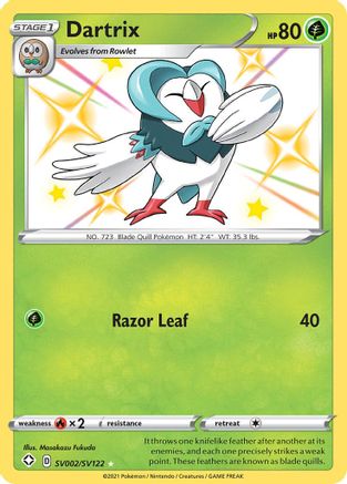 Dartrix (SV002) [Shining Fates: Shiny Vault] Holofoil - Deck Out Gaming