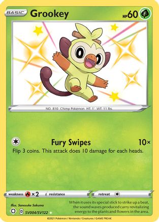 Grookey (SV004) [Shining Fates: Shiny Vault] Holofoil - Deck Out Gaming