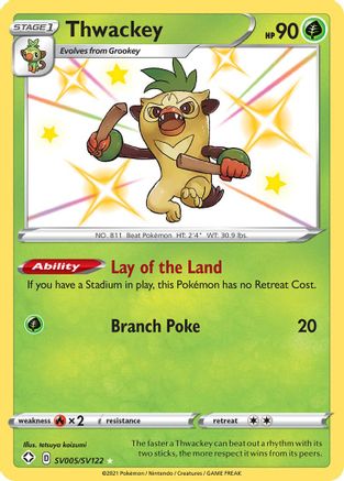 Thwackey (SV005) [Shining Fates: Shiny Vault] Holofoil - Deck Out Gaming
