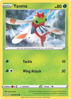 Yanma (1) [Shining Fates] Reverse Holofoil - Deck Out Gaming