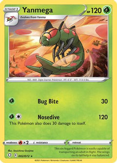 Yanmega (2) [Shining Fates] Reverse Holofoil - Deck Out Gaming