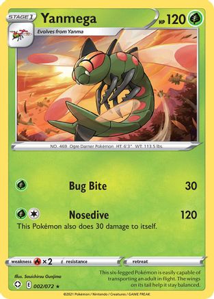 Yanmega (2) [Shining Fates] Reverse Holofoil - Deck Out Gaming