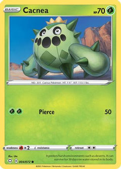 Cacnea (4) [Shining Fates] Reverse Holofoil - Deck Out Gaming