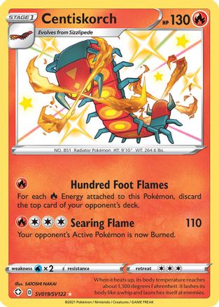 Centiskorch (SV019) [Shining Fates: Shiny Vault] Holofoil - Deck Out Gaming
