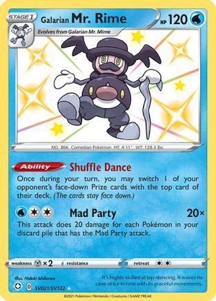 Galarian Mr. Rime (SV021) [Shining Fates: Shiny Vault] Holofoil - Deck Out Gaming