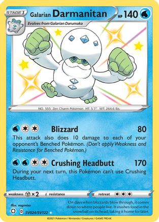 Galarian Darmanitan (SV024) [Shining Fates: Shiny Vault] Holofoil - Deck Out Gaming