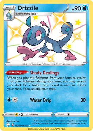 Drizzile (SV026) [Shining Fates: Shiny Vault] Holofoil - Deck Out Gaming