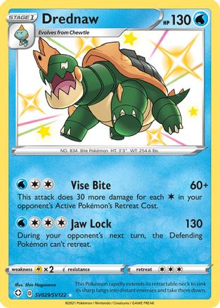 Drednaw (SV029) [Shining Fates: Shiny Vault] Holofoil - Deck Out Gaming
