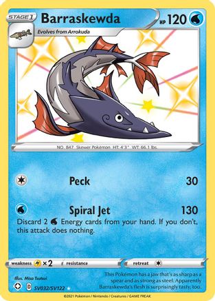 Barraskewda (SV032) [Shining Fates: Shiny Vault] Holofoil - Deck Out Gaming