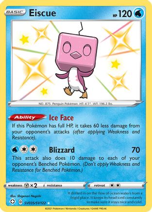 Eiscue (SV035) [Shining Fates: Shiny Vault] Holofoil - Deck Out Gaming
