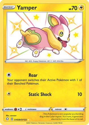 Yamper (SV039) [Shining Fates: Shiny Vault] Holofoil - Deck Out Gaming