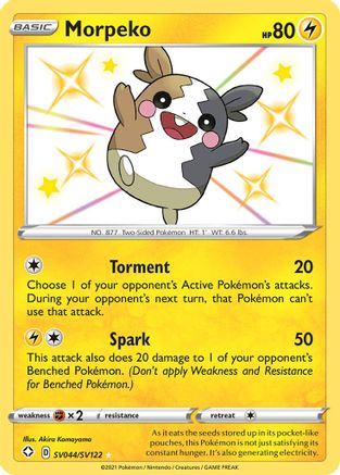 Morpeko (SV044) [Shining Fates: Shiny Vault] Holofoil - Deck Out Gaming