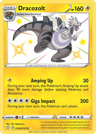 Dracozolt (SV045) [Shining Fates: Shiny Vault] Holofoil - Deck Out Gaming