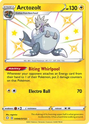Arctozolt (SV046) [Shining Fates: Shiny Vault] Holofoil - Deck Out Gaming