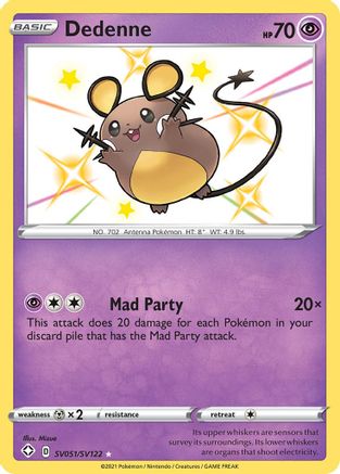 Dedenne (SV051) [Shining Fates: Shiny Vault] Holofoil - Deck Out Gaming