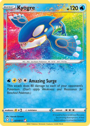 Kyogre (21) [Shining Fates] Holofoil - Deck Out Gaming