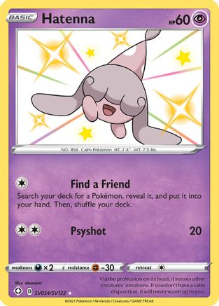 Hatenna (SV054) [Shining Fates: Shiny Vault] Holofoil - Deck Out Gaming