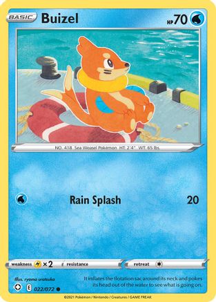 Buizel (22) [Shining Fates] Reverse Holofoil - Deck Out Gaming