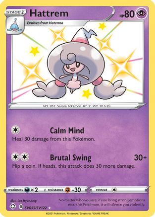 Hattrem (SV055) [Shining Fates: Shiny Vault] Holofoil - Deck Out Gaming