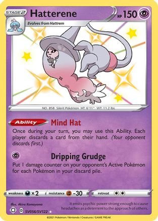 Hatterene (SV056) [Shining Fates: Shiny Vault] Holofoil - Deck Out Gaming